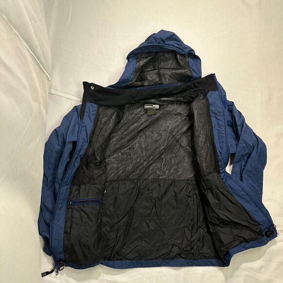 REI Hooded Waterproof Shell Jacket Blue Women’s Medium - Picture 4 of 7